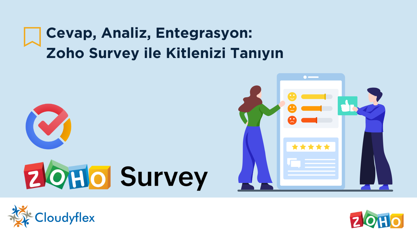 Cevap, Analiz, Entegrasyon: Zoho Survey ile Kitlenizi Tanıyın 